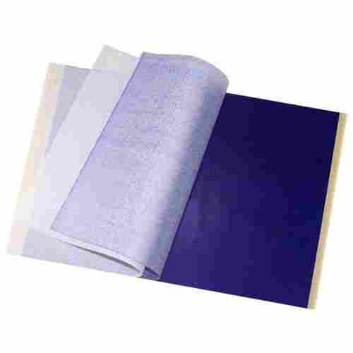 Rectangular Shape Blue Carbon Paper For Office Uses 50 Sheets