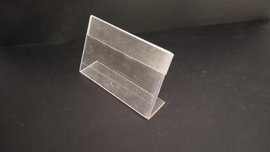 Transparent Acrylic Price Label Holder For Bakery/Shops/Retail Store Display Length: 2 Millimeter (Mm)