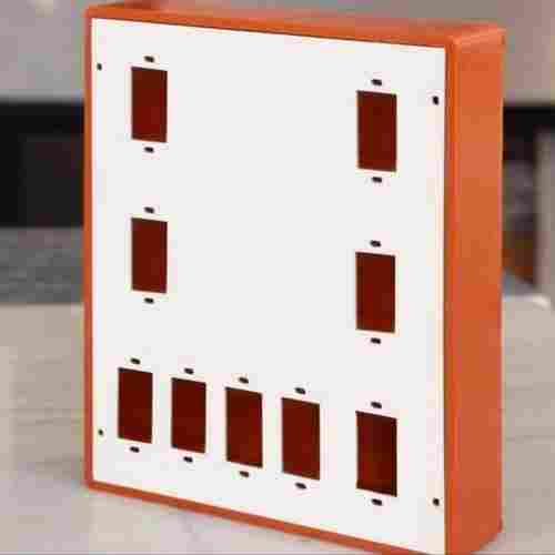 White And Orange Plastic Pvc Multi-Socket Electric Switch Board For Home