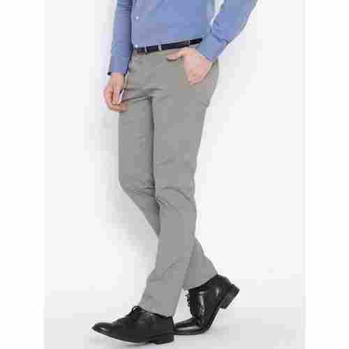 Wholesale Price Mens Solid Plain Grey Colour Formal Cotton Trouser