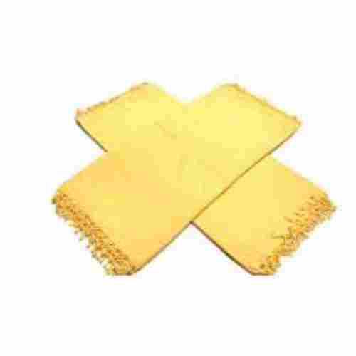 Yellow Color Pure Cotton Single Chadar For Home And Hotel Usage