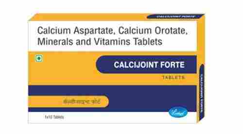 Calcijoint Forte Calcium Aspartate/Orotate, Minerals And Vitamins Tablets