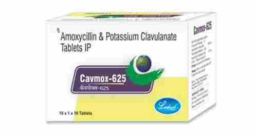 Cavmox-625 Amoxycillin And Potassium Clavulanate Antibiotic Tablets, 10x1x10 Blister Pack