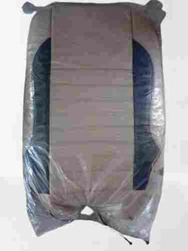 Cream And Dark Blue Color Leather Plain Seat Cover With Soft And Smooth Texture