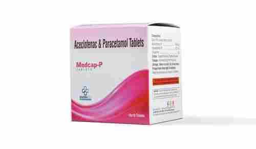 MEDCAP - P Aceclofenac & Paracetamol Tablets