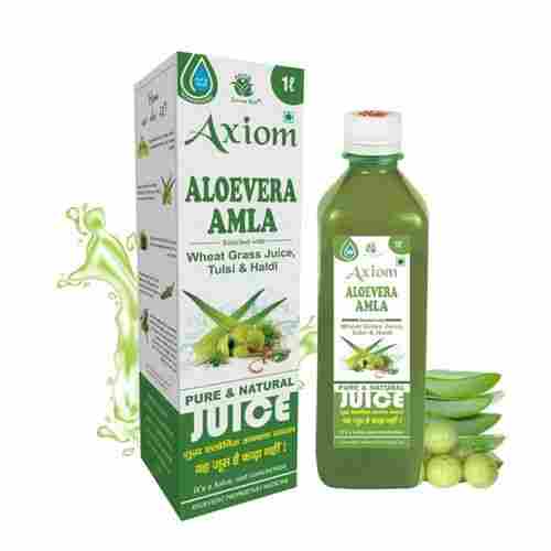 Anti-Obesity And Diabetes Aloe Vera And Amla Juice With Wheatgrass, Tulsi And Haldi, 1000 ML