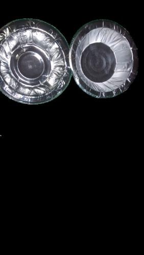 Disposable Round Coated Silver Color Paper Bowl For Party Uses Size: 4 Inch