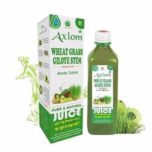 100% Ayurvedic Wheatgrass, Amla And Giloy Stem Mix Juice For Typhoid And Dengue, 1000 ML