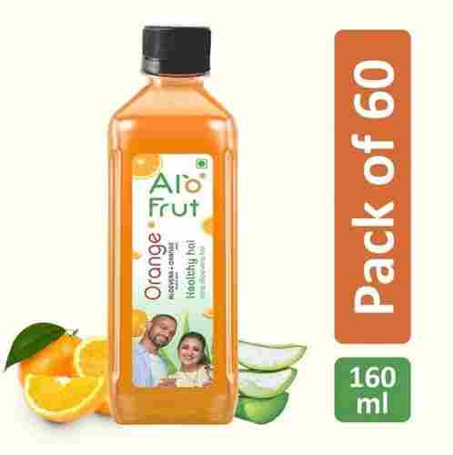 Alo Frut Real Taste 100% Healthy Aloe Vera And Orange Mix Juice, 60x160 ML