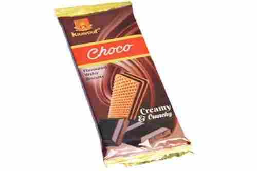 Chocolate Kravour Choco Flavored Wafer Biscuits, Creamy And Crunchy
