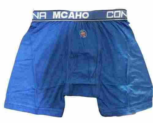 100% Pure Cotton Comfortable And Breathable Boxer Brief Blue Mens Underwear