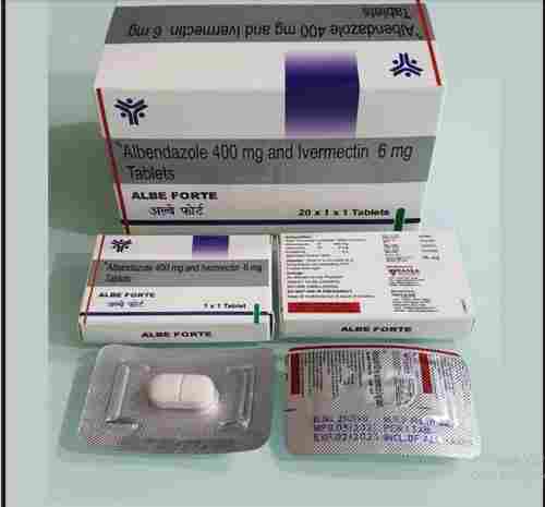Albendazole 400mg And Ivermectin 6mg Tablet for Treat Neurocysticercosis