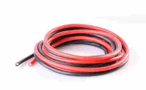 Flexible And High Quality Silicone Red Color Round Shape Rubber Electrical Cable