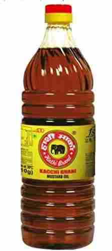 Hygienically Packed Elephant Hathi Marka Kachi Ghani Yellow Mustard Oil