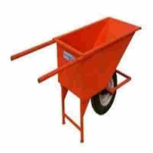 Manual Wheel Mounted Cement Plant Trolley For Material Handling