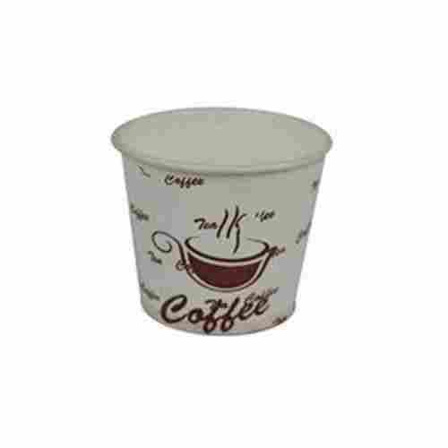 100% Eco Friendly White Color Printed Paper Disposable Cup, Size - 4 Inch