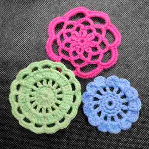 Cotton Knitting Appliques for Clothes, Bags, Hats and Caps