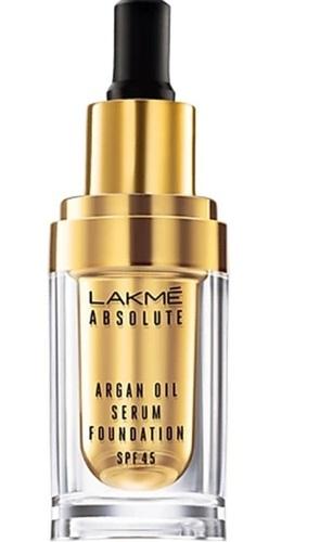 Smudge and Water Proof All Types Skin Lakme Lakme Argan Oil Serum Foundation for Ladies