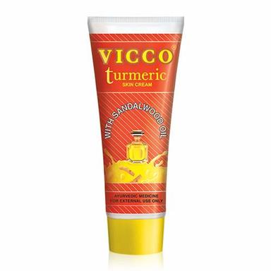 Smooth Texture Vicco Turmeric Skin Cream With Sandalwood Oil