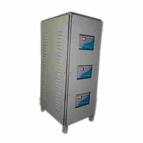 Hard Structure Three Phase Air Cooled Servo Controlled Voltage Stabilizer Weight : 60kg 