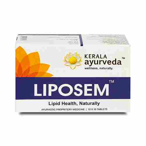 Liposem Cholesterol Management Ayurvedic Tablet With Vrikshamla, Guggulu And Arjuna