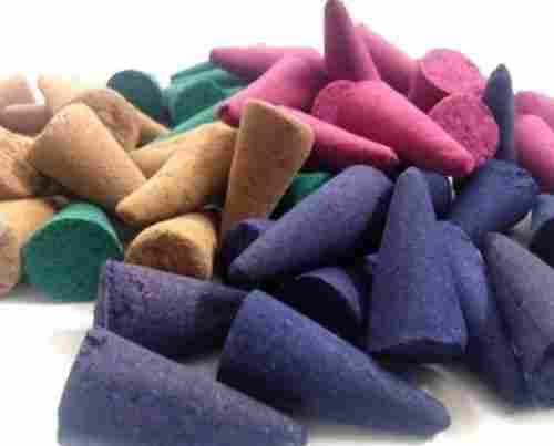 Multicolored Eco-Friendly Rose Fragrance Moso Bamboo Religious Dhoop Cones