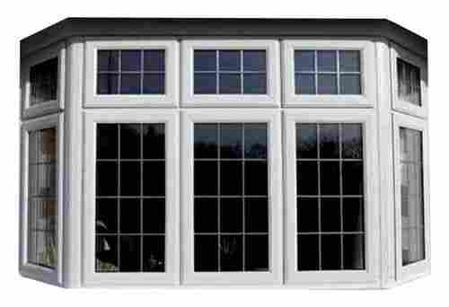 Ruggedly Constructed Easy Installation White Wooden Georgian UPVC Window (5mm)