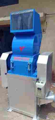 Semi-Automatic Mild Steel Pet Bottle Crusher Machine In Blue And Silver Color