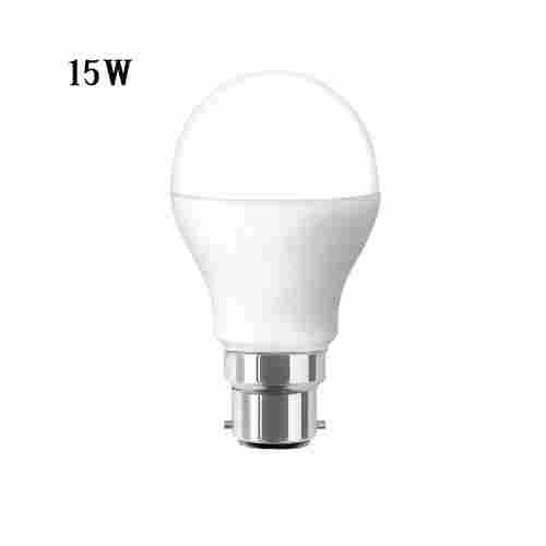 240 Volt Round Shape 15 Watt White Color Led Bulb 