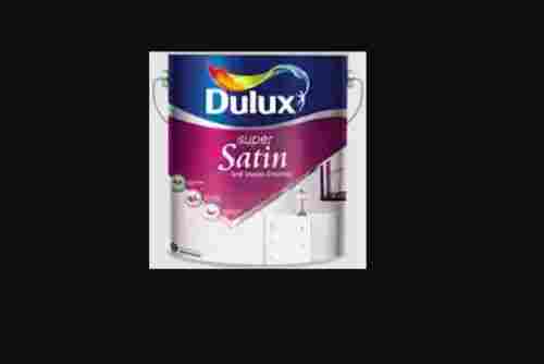 Washable and Wipeable Finish Dulux Satin Enamel Paint, White In Color Size 4 Liter Bucket