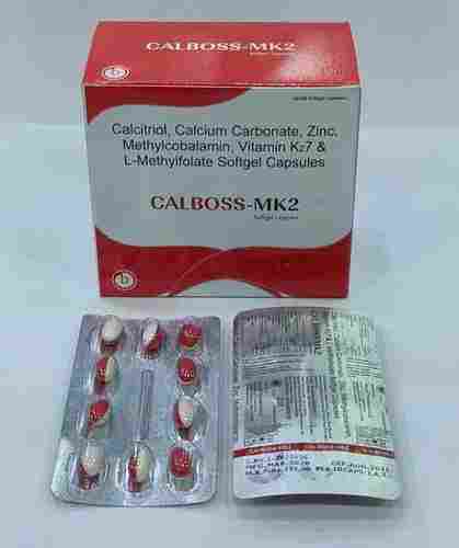 Calboss-Mk2 Softgel Capsules 1x10, Used To Prevent Or Treat Low Blood Calcium Levels