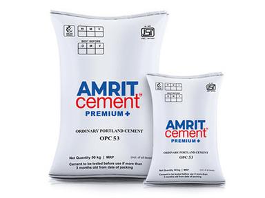 Acid-Proof Amrit Premium Plus Opc 53 Grey Cement For Residential And Commercial Building Construction