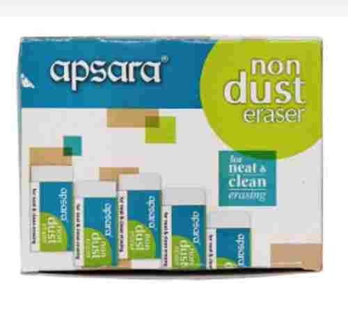 Non Toxic & Dust Free Apsara Non Dust Eraser For Neat And Clean Earasing, 20pcs Pack
