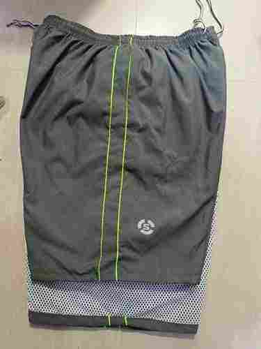 Grey Color Knee Length Gym Shorts With Two Pockets, Most Colours Available