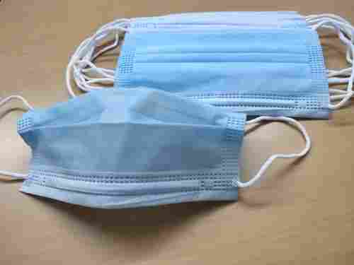 3 Ply Non Woven Breathable And Disposable Face Masks With Elastic Ear Loops