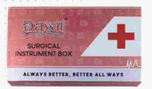 Dayal 12-Inch Polished Stainless Steel Surgical Instrument Box For Medical