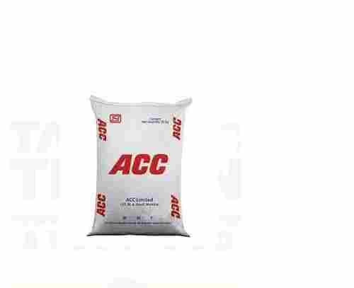 Grade 43 OPC (Ordinary Portland Cement) ACC Cement For Construction, 50 Kg Bag