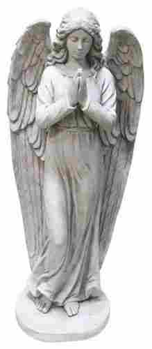 Life Size Marble Stone Angel Statue With Wings For Outdoor Decoration Purpose