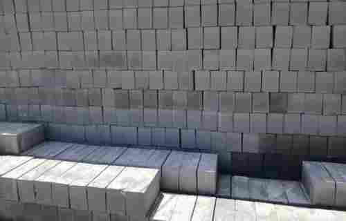Concrete Rectangle Solid Stock Bricks For Construction Material Grey Colour