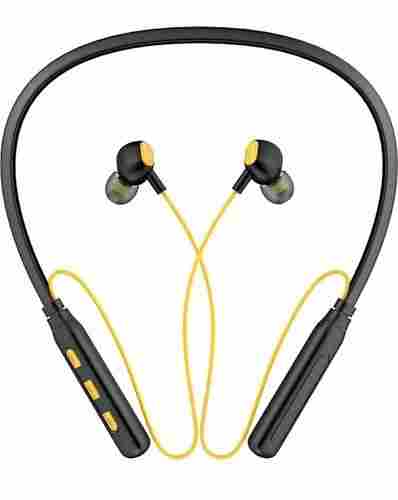 Hand Free Mobile Phone Use Bluetooth Headphones With Black And Yellow Colour