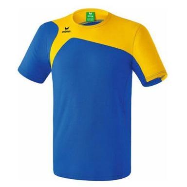 Polyester Cotton Royal Blue And Yellow Half Sleeve Mens Sports T Shirts Gender: Boys