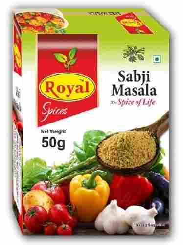 Royal Fresh And Organic Sabji Masala for Delightful Dishes with Excellent And Natural Flavor, 50 GM