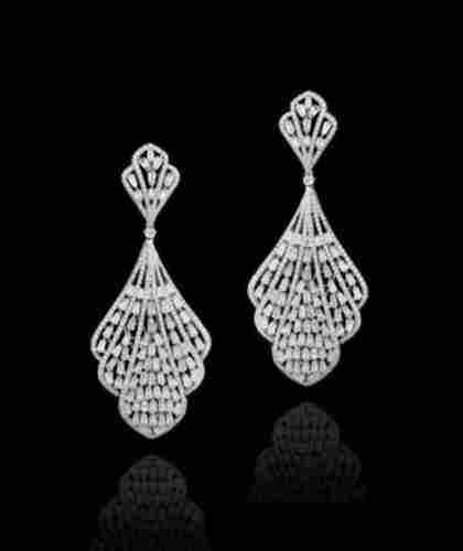Diamond Earrings For Anniversary, Engagement, Party And Wedding Occassion