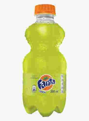 Fanta Cold Drink Green In Color Lemon Flavored Refreshing Drink Sweet Sucrose Taste