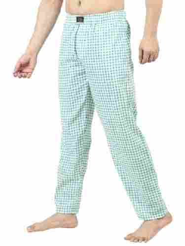 Comfortable Stretchable And Washable Cotton Multi Color Check Pattern Casual Mens Pajama