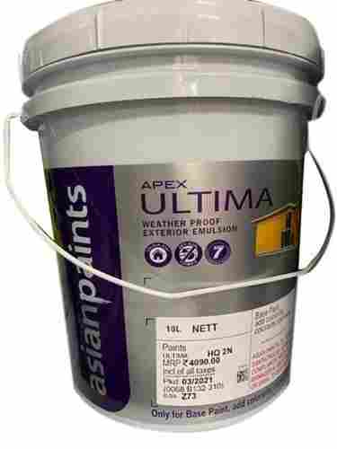 High-Gloss Asian Paints Apex Ultima Weather-Proof Exterior Emulsion 