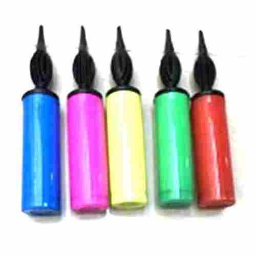 Light Weight Plastic Manual Cylindrical Balloon Pump For Balloon Decoration