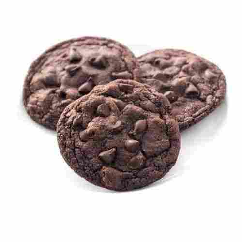 Very Yummy Healthy and Tasty Eggless Brown Round Shape Chocochip Cookies 