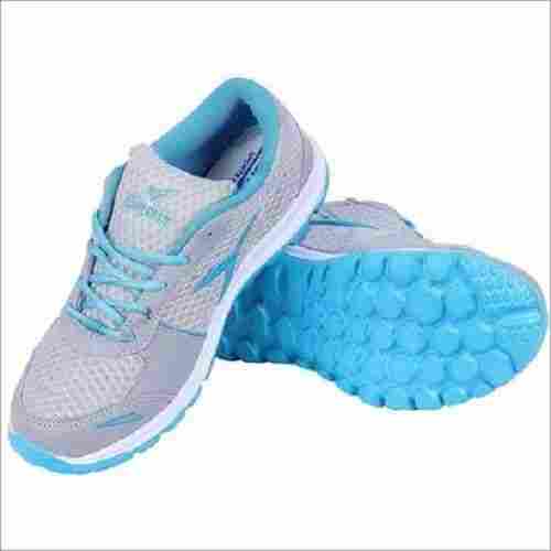 Flat Heel Light Weight, Comfortable Blue Color Running Shoes For Mens