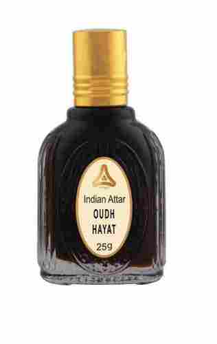Indian Attar Oudh Hayat Liquid Body Perfume Pack Of 25g With Blue Gift Box